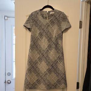 Calvin Klein Black and White Dress